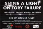 Manchester People's Assembly Eve of Budget Rally